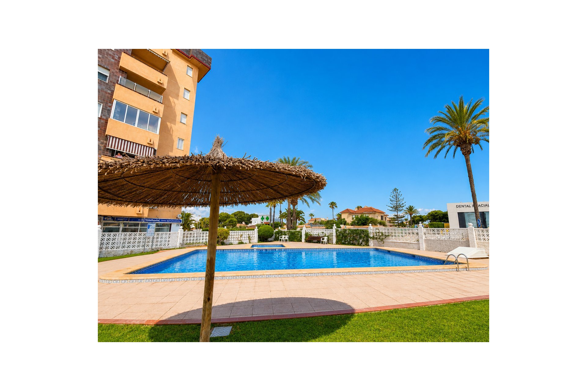 Penthouse in La Zenia with ocean views, pool, and garage