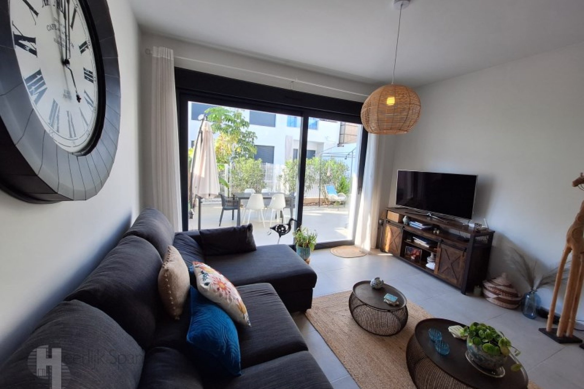 Ruim gelijkvloers appartement San Javier, 3 slpk, 900m van zee, bouwjaar 2022