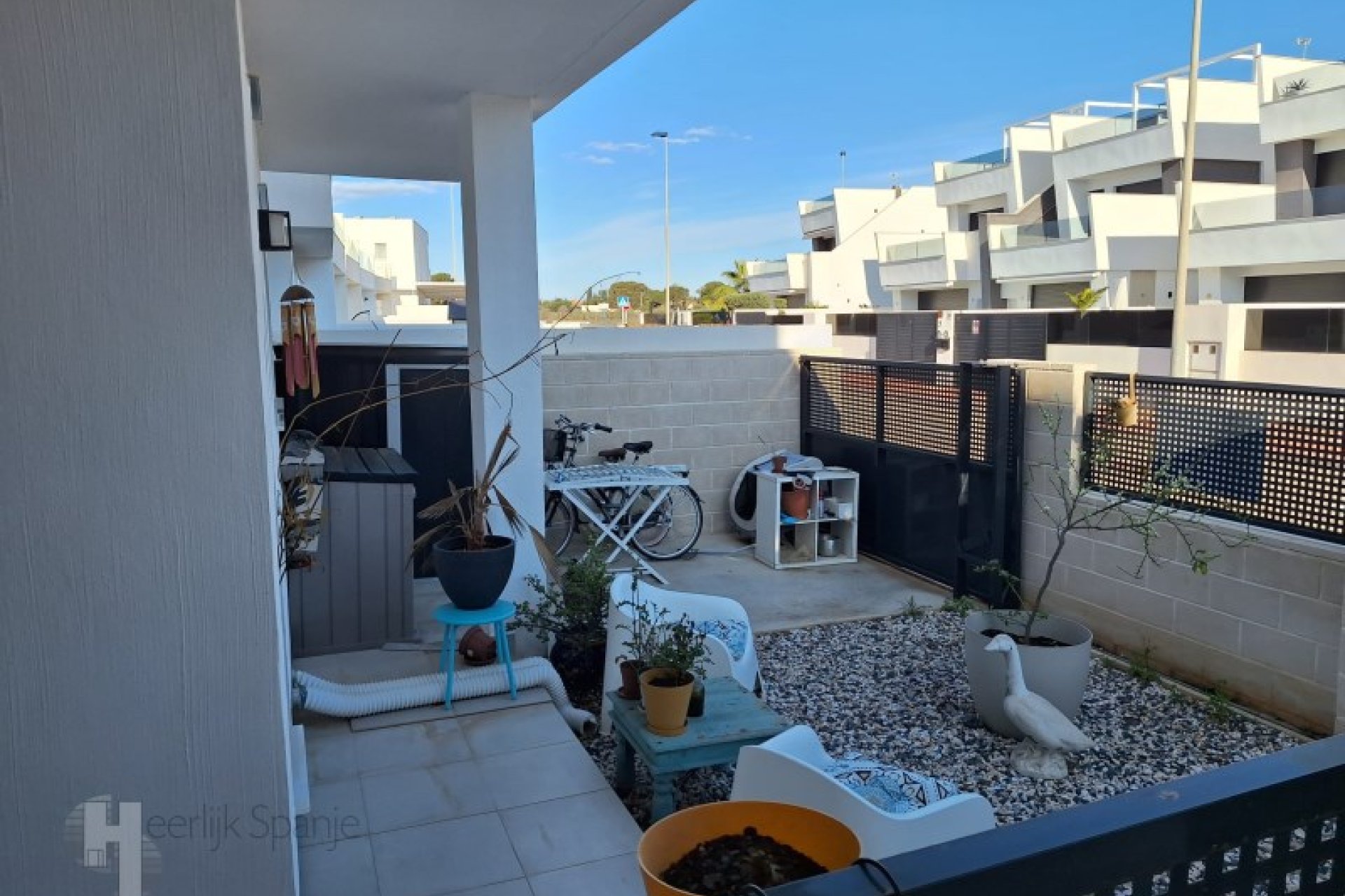 Ruim gelijkvloers appartement San Javier, 3 slpk, 900m van zee, bouwjaar 2022