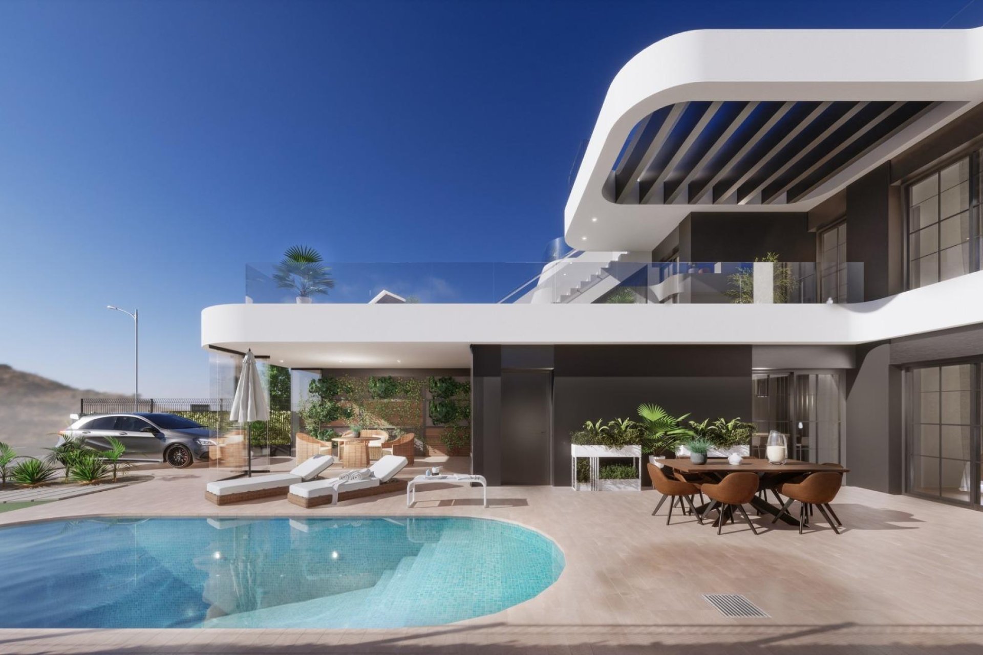 Semi-detached New Build Villas in Los Alcázares