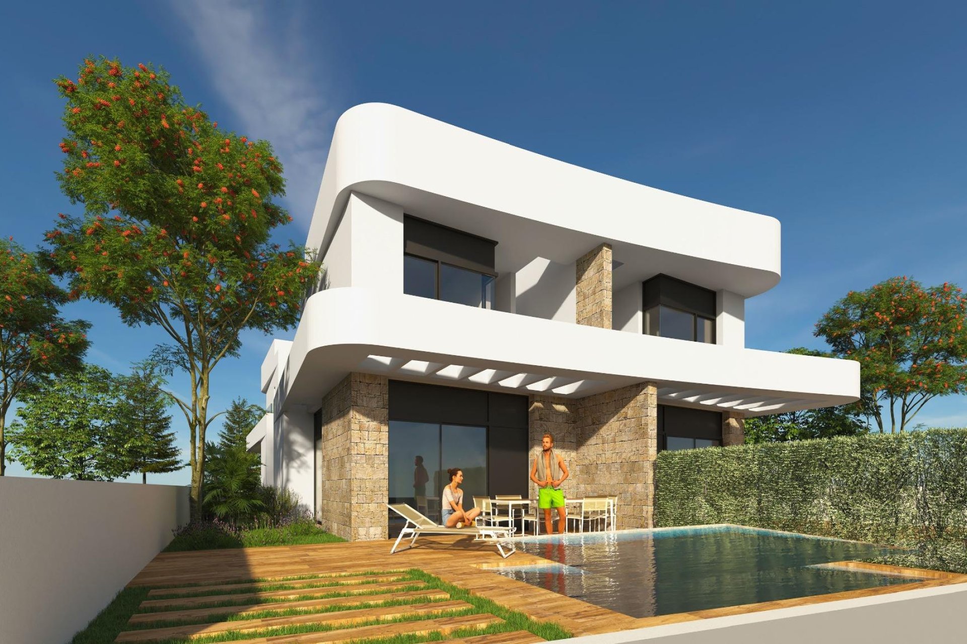 Semi-Detached New Build Villas in Los Montesinos