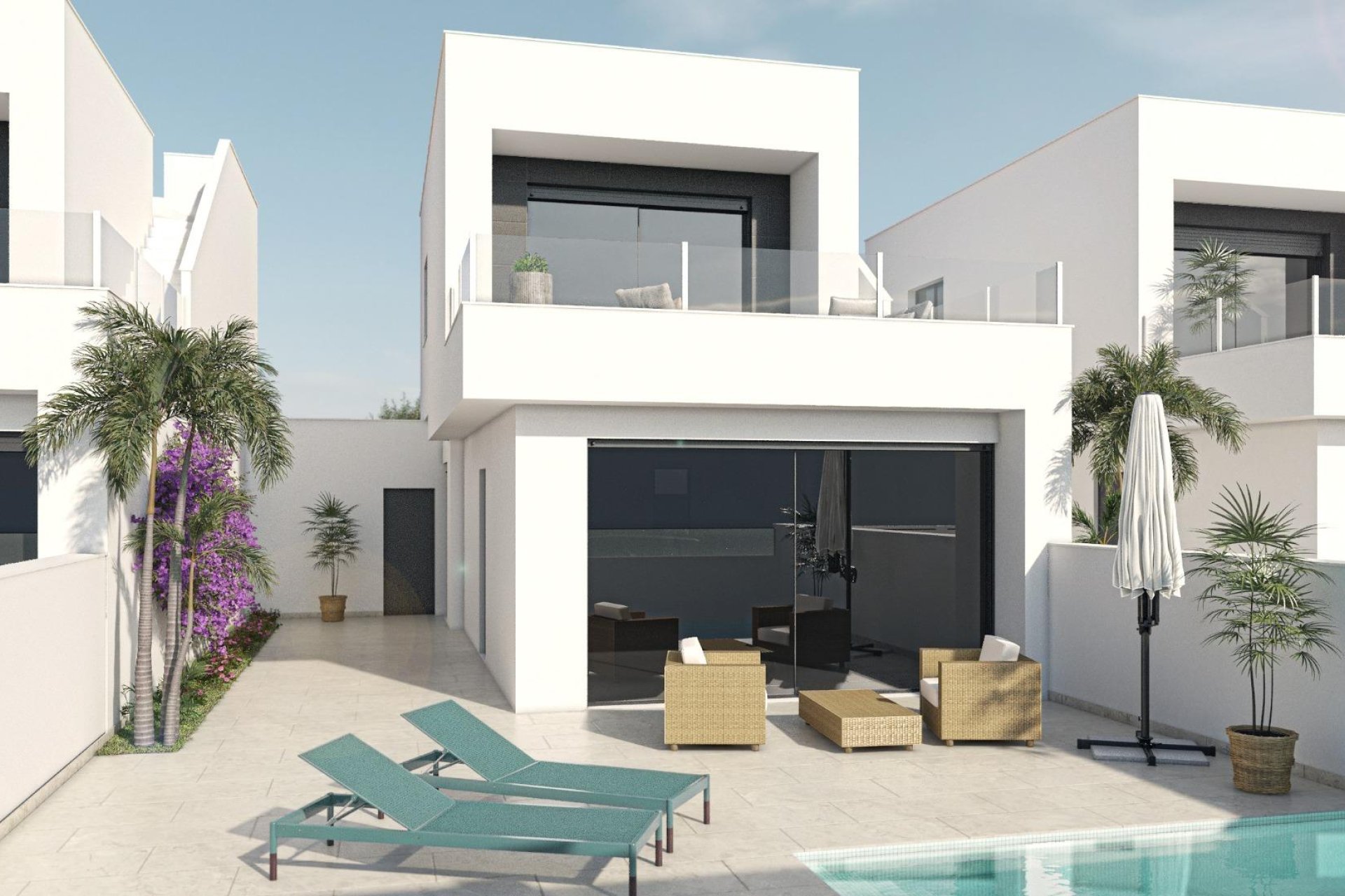 Semi-Detached New Build Villas in San Pedro del Pinatar