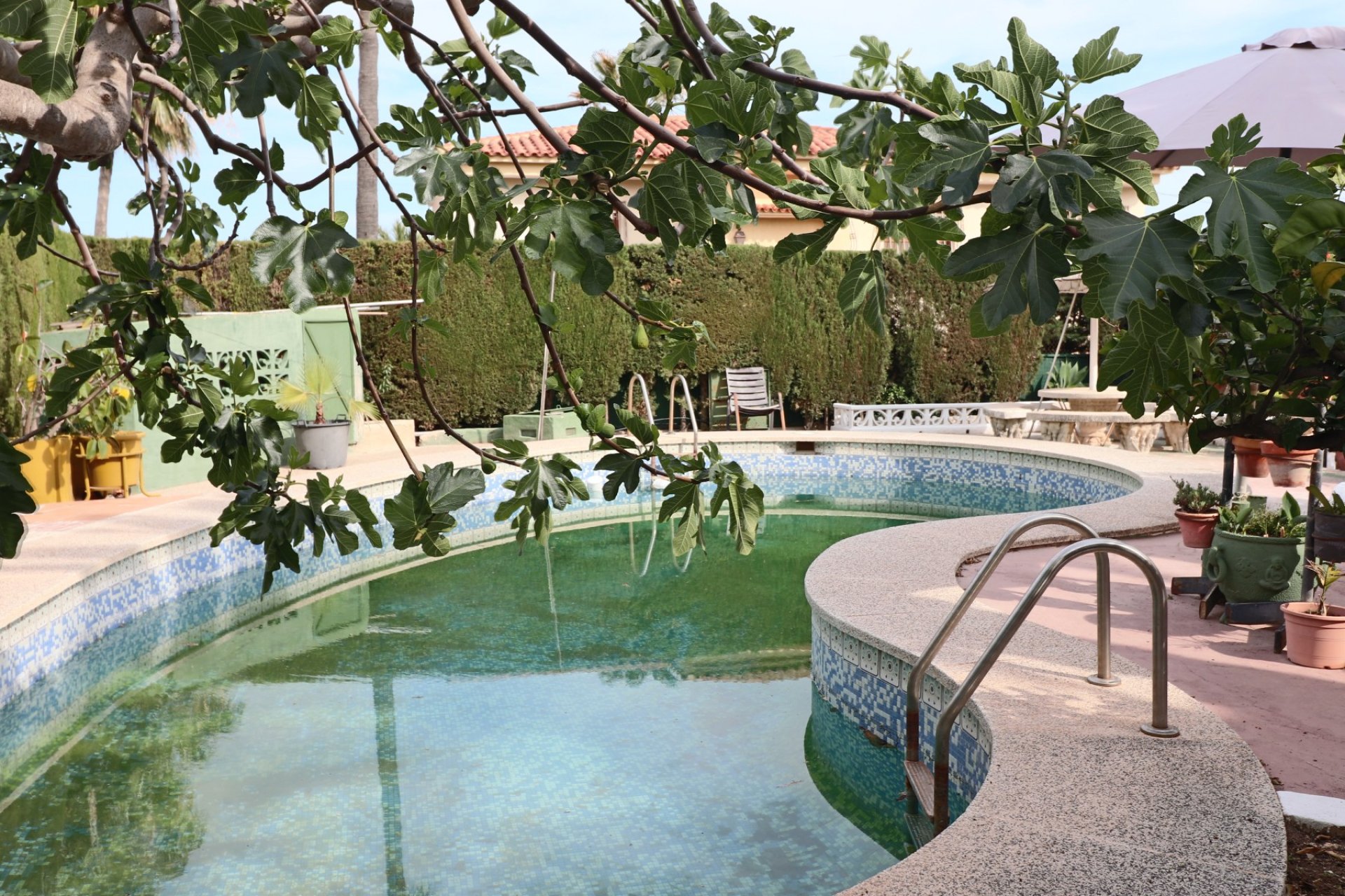 Spacious luxury villa with ocean views, a private pool, and a large garden in La Nucía