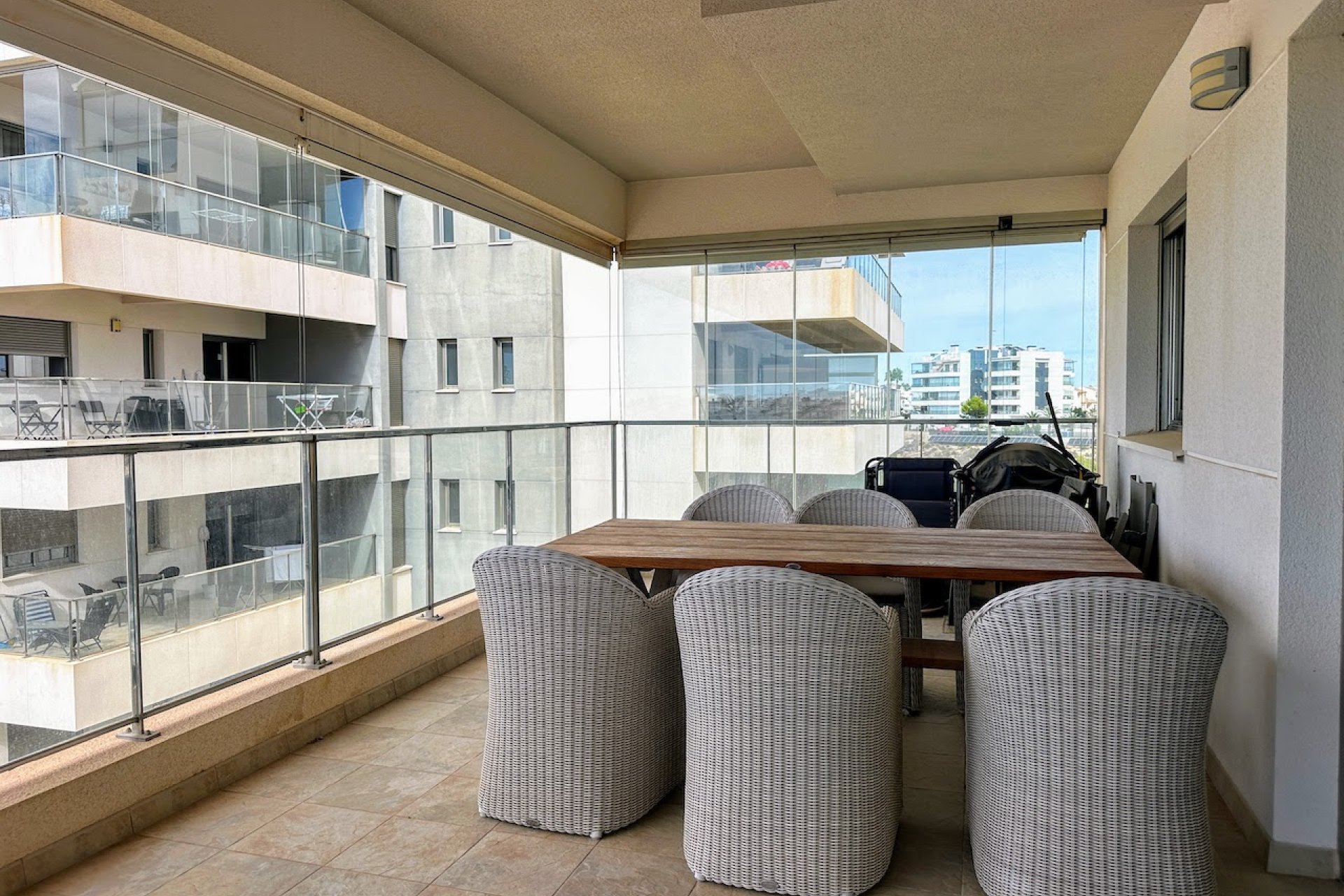 Spacious, modern apartment with ocean views and luxury amenities in Orihuela Costa
