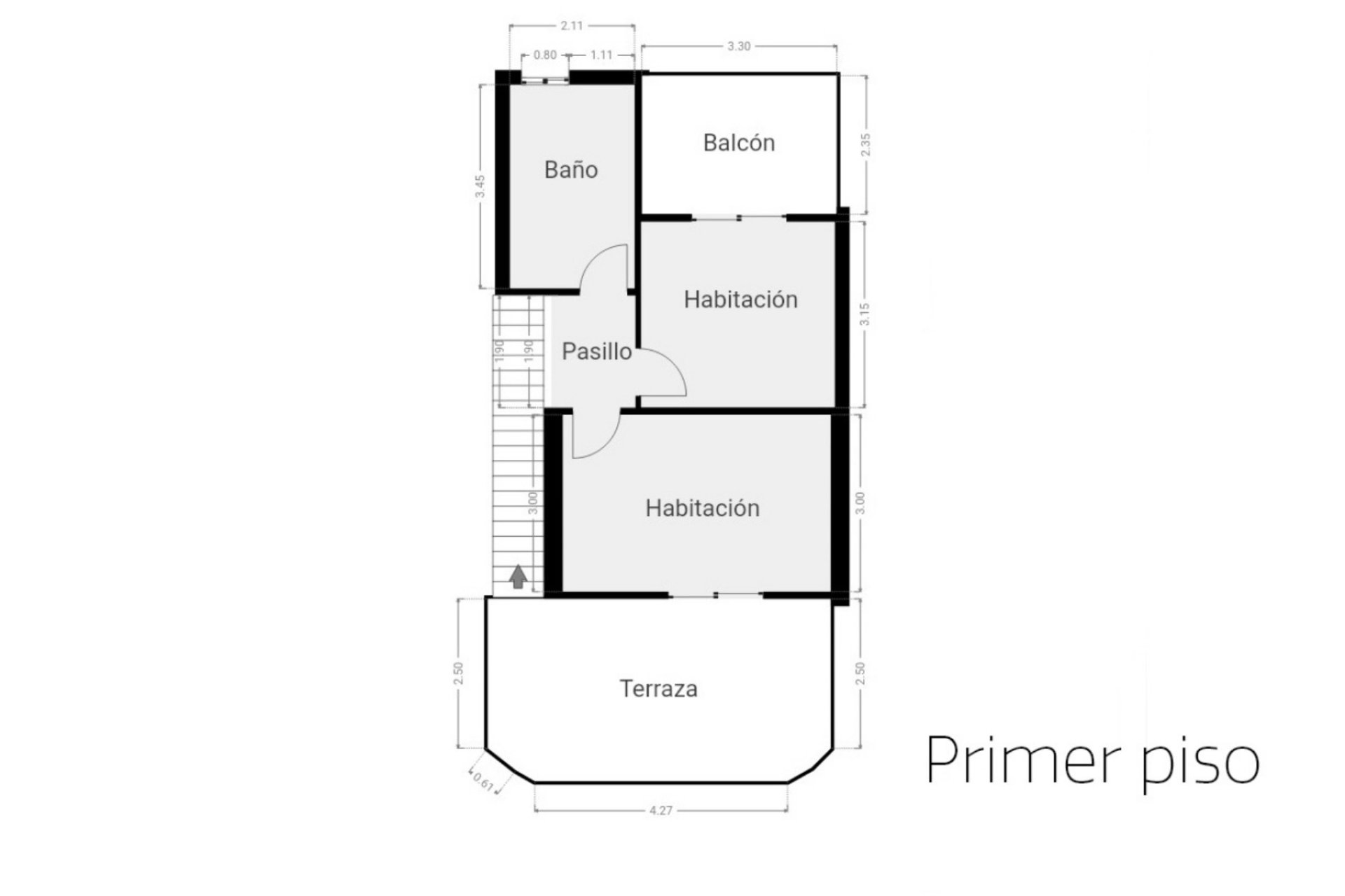 Spacious, south-facing 3-bedroom townhouse with a pool in Ciudad Quesada