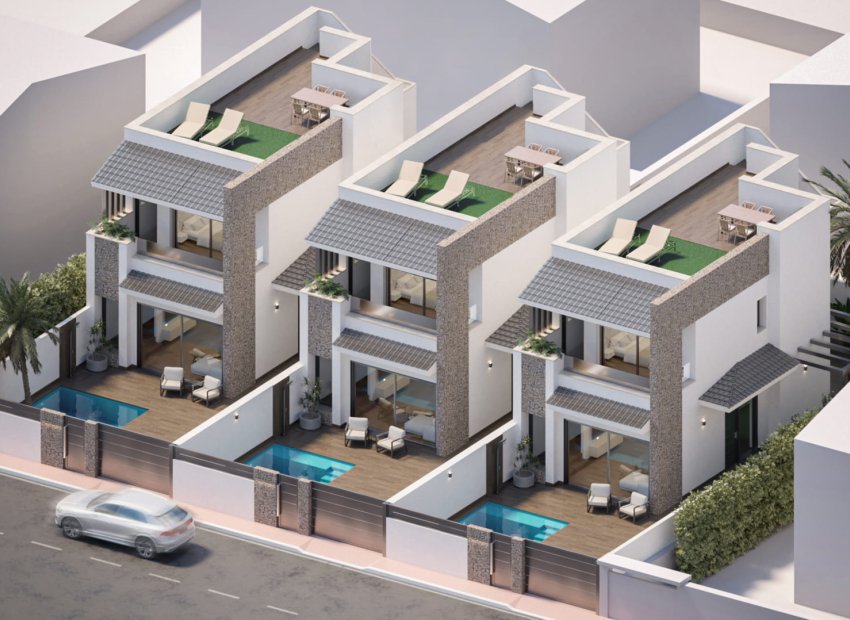 terraced - New Build -
            San Pedro del Pinatar - HB-59310