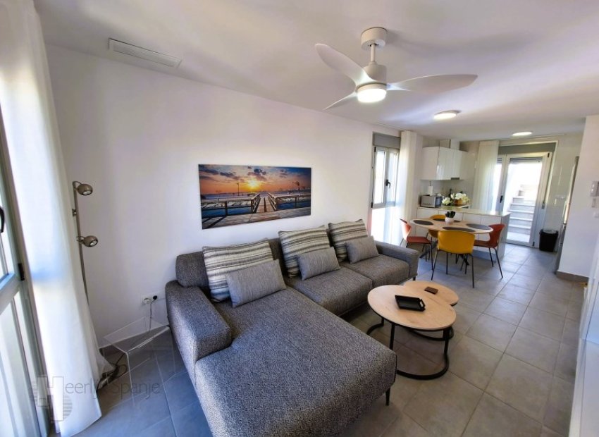 Two-bedroom penthouse with a rooftop terrace and pool in Lo Pagán, Costa Cálida