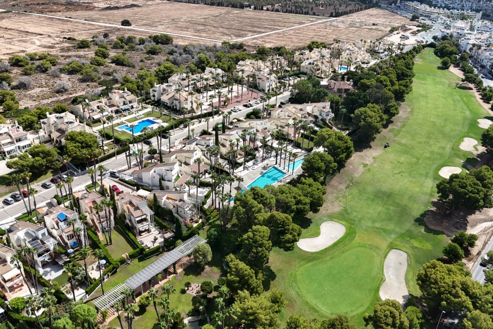 Villa aan de golfbaan in Villamartin