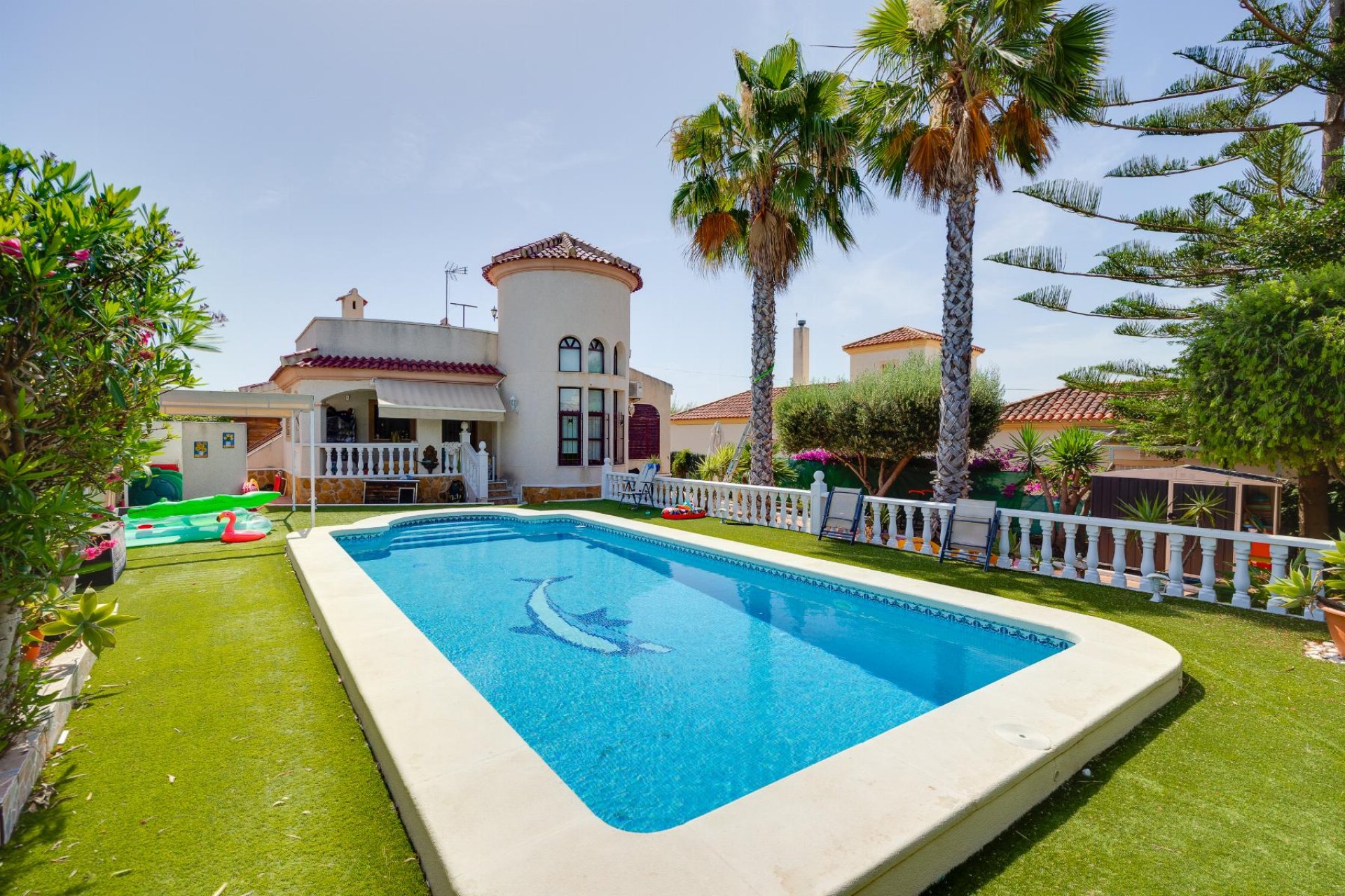 Villa independiente con piscina privada en San Fulgencio