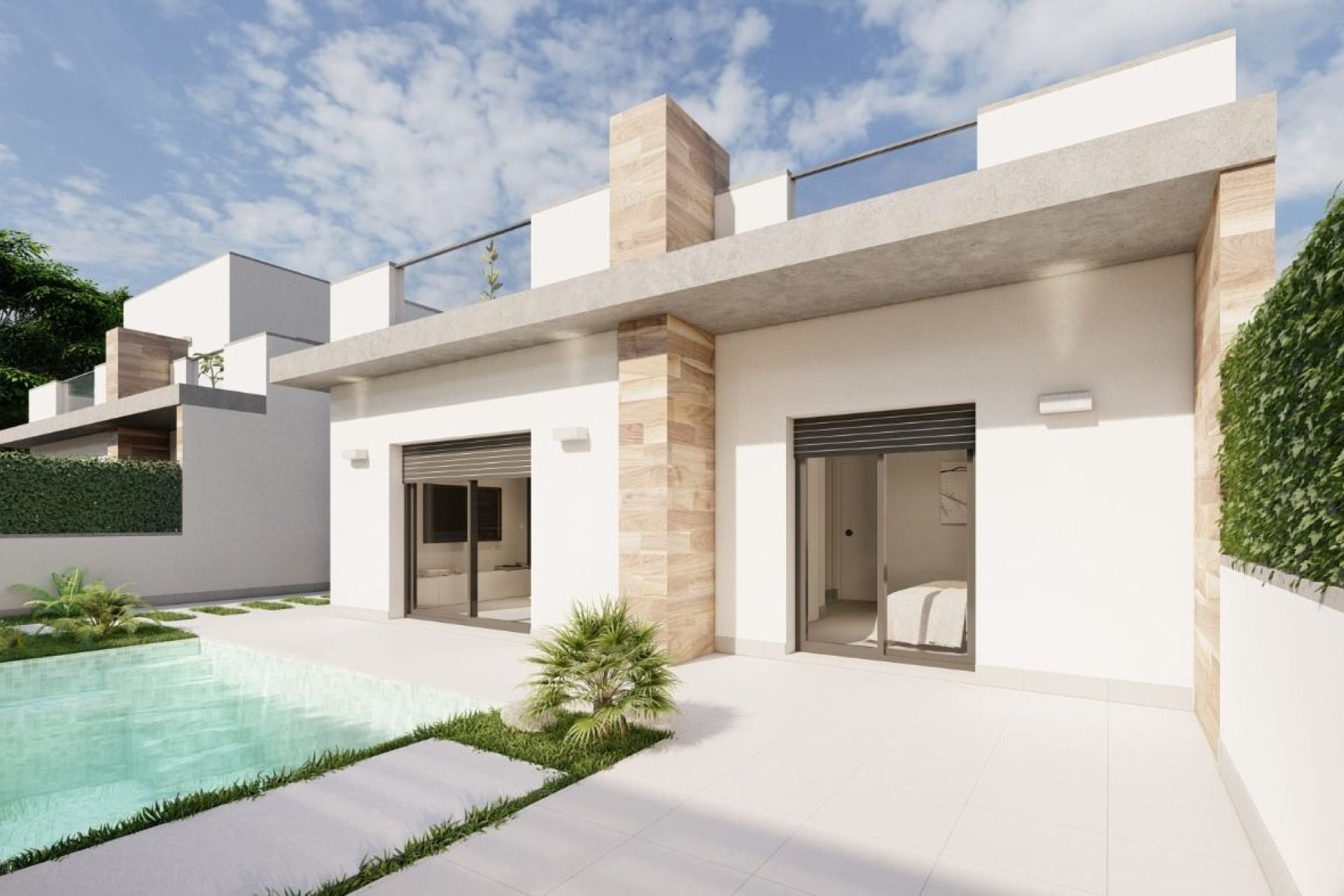 Villas adosadas de obra nueva en Roldán