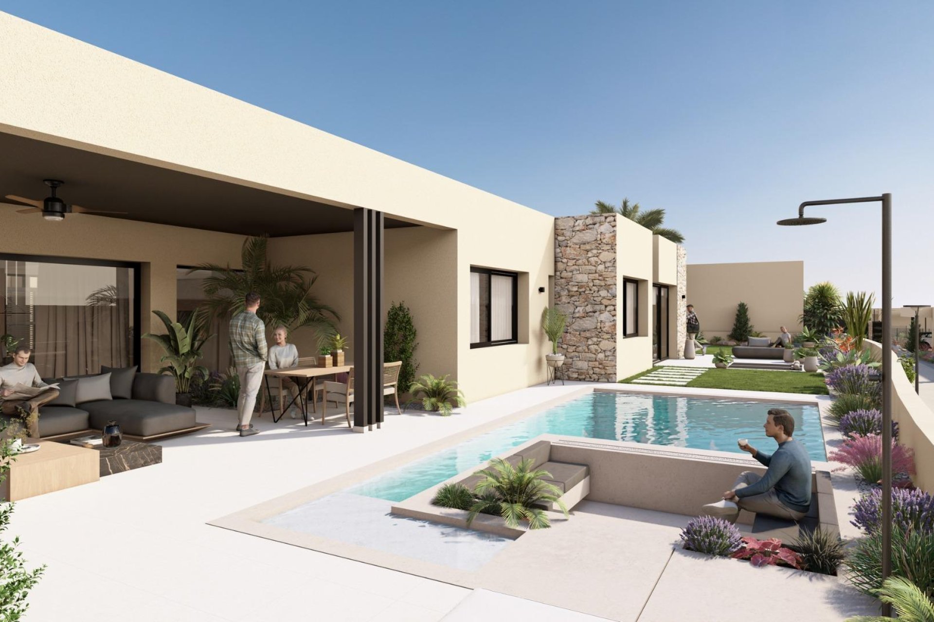 Villas de Obra Nueva en Altaona Golf Resort, Murcia