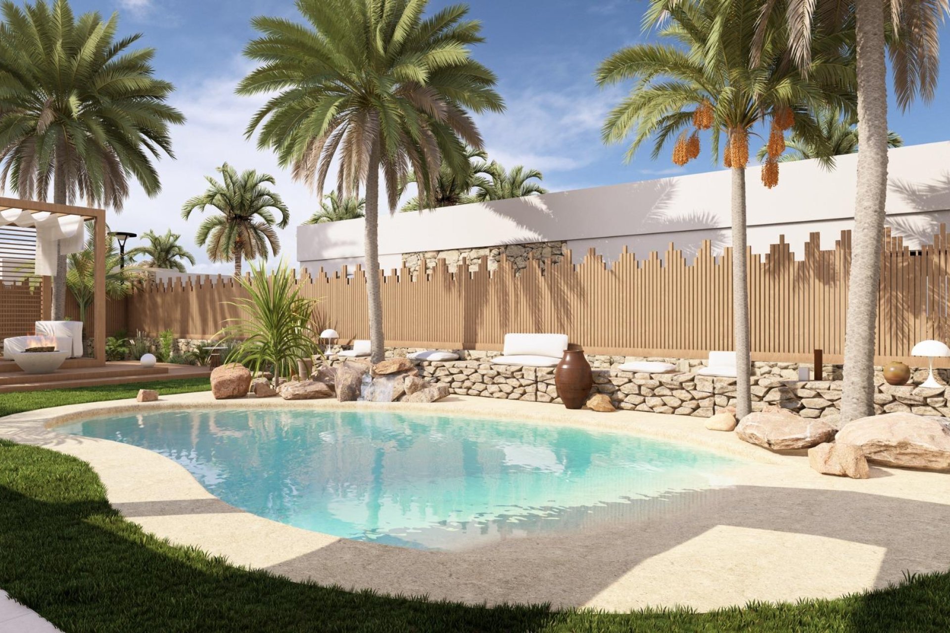 Villas de Obra Nueva en Altaona Golf Resort, Murcia