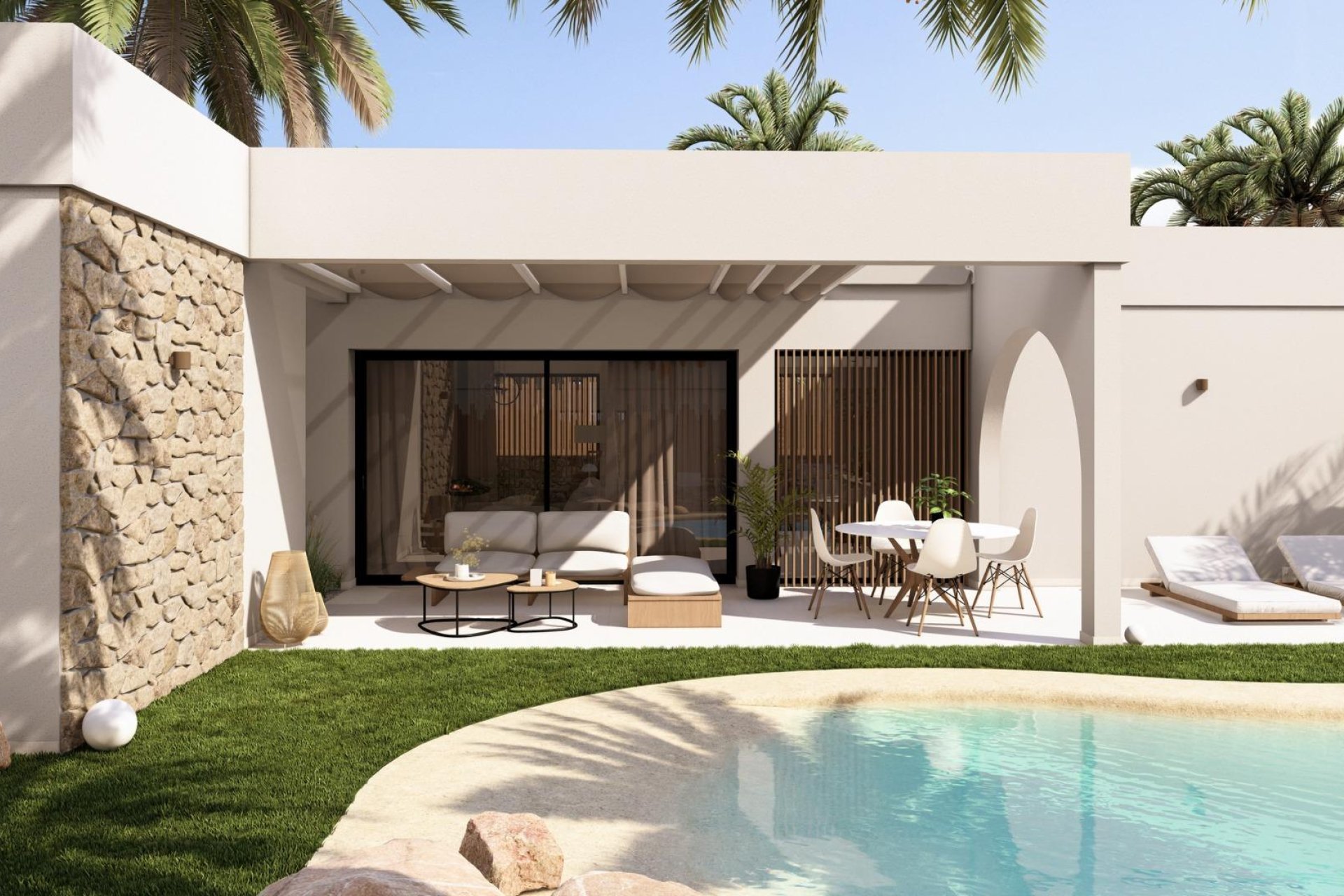 Villas de Obra Nueva en Altaona Golf Resort, Murcia