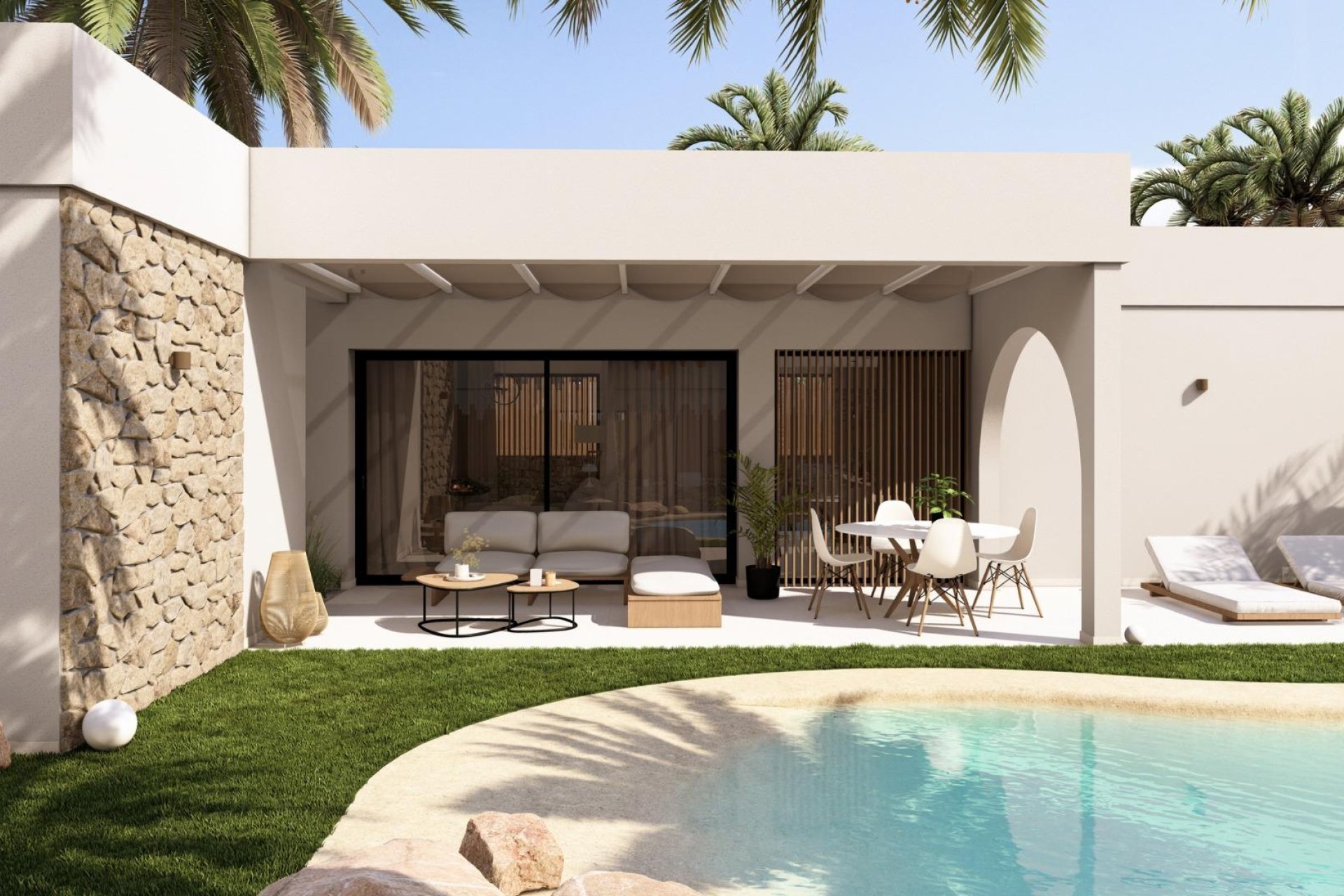 Villas de Obra Nueva en Altaona Golf Resort, Murcia