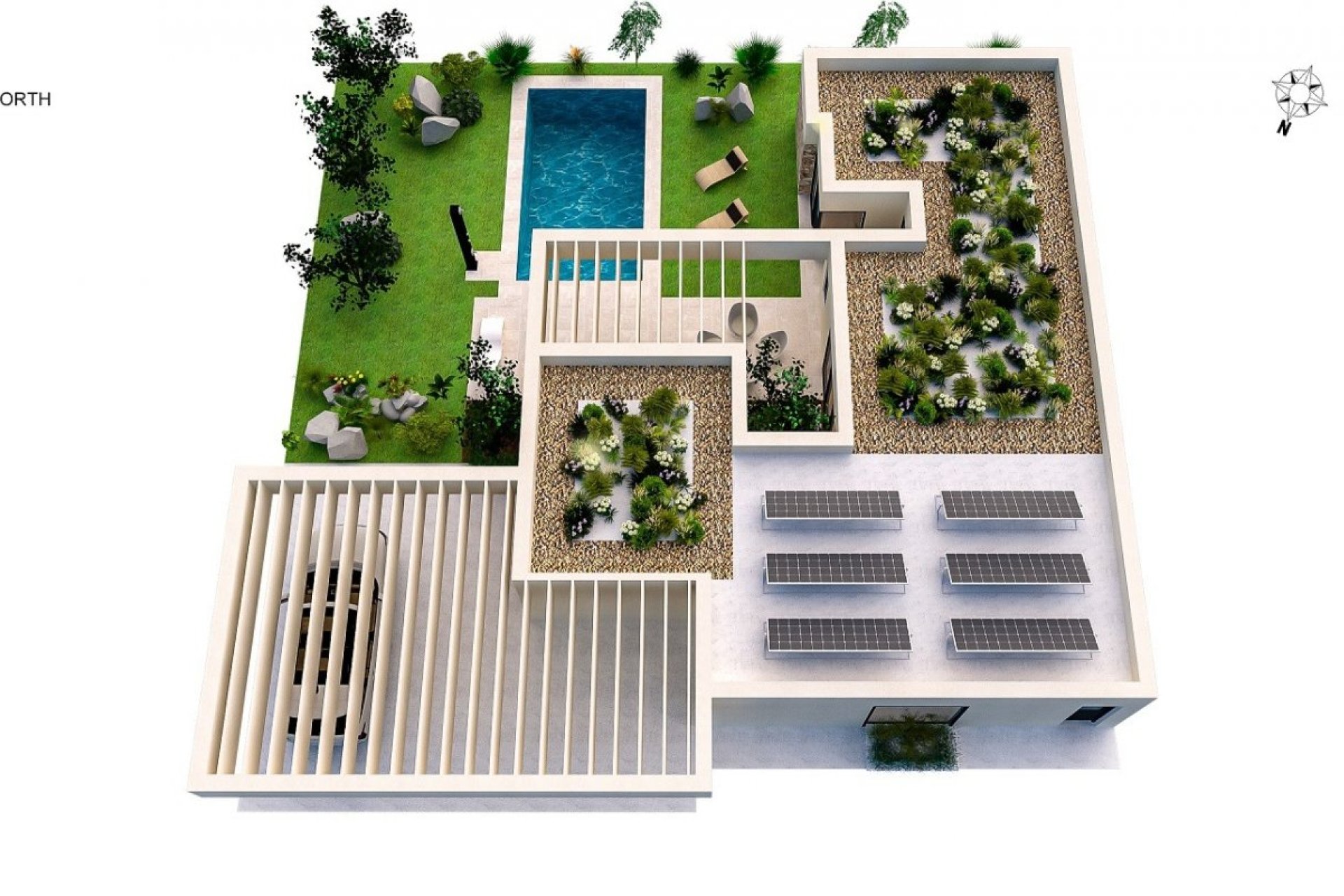 Villas de obra nueva en Altaona Golf Resort, Murcia