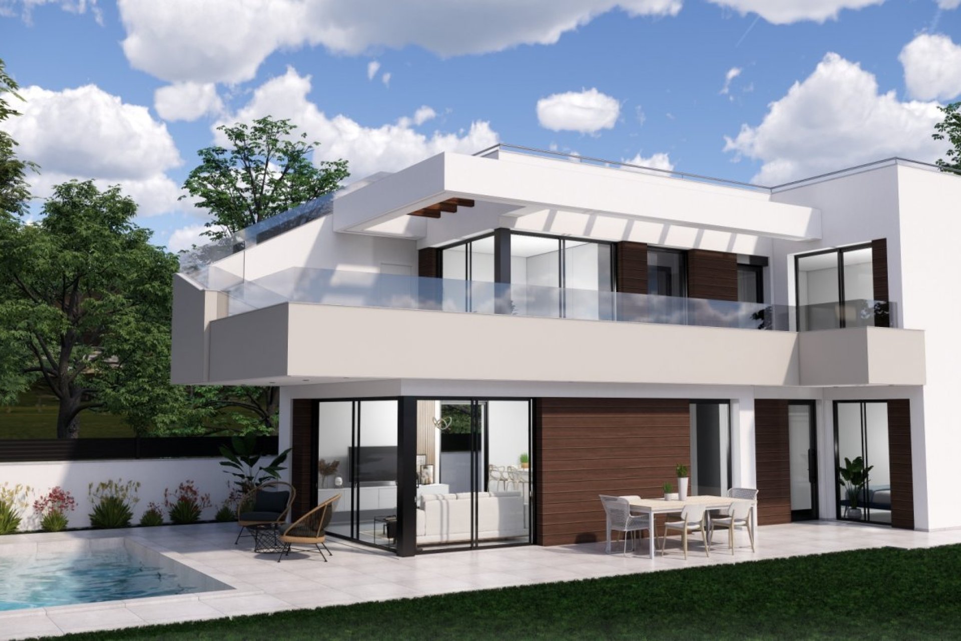 Villas de obra nueva en el campo de golf, Pilar de la Horadada