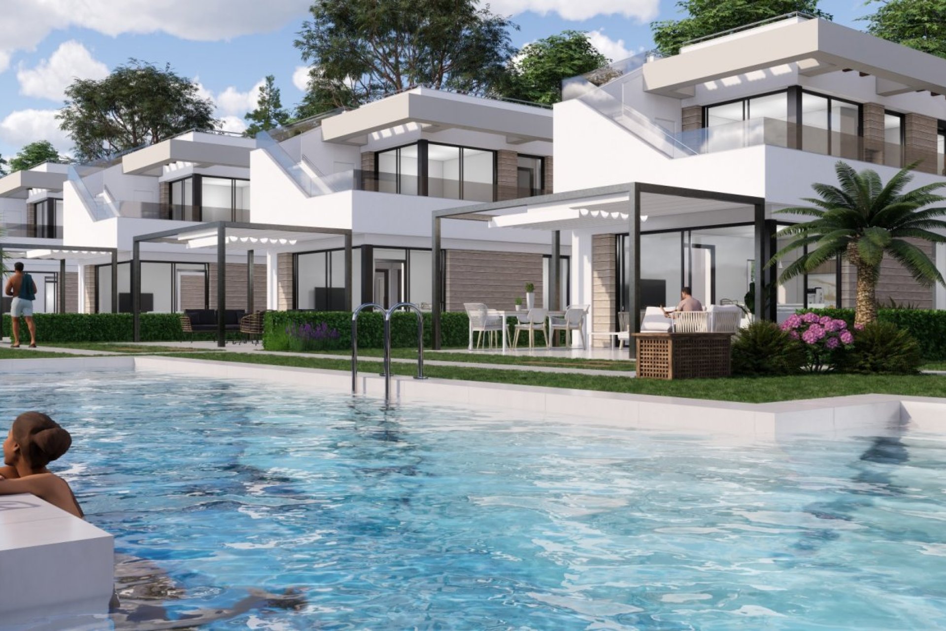 Villas de obra nueva en el campo de golf, Pilar de la Horadada