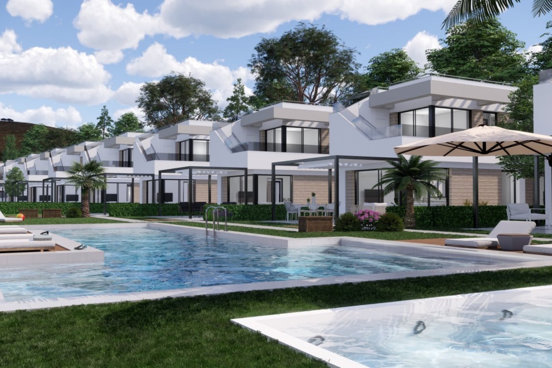 Villas de obra nueva en el campo de golf, Pilar de la Horadada