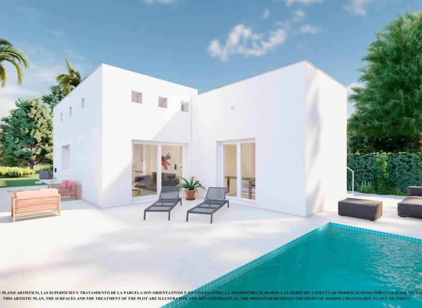 Villas de obra nueva en Los Alcázares