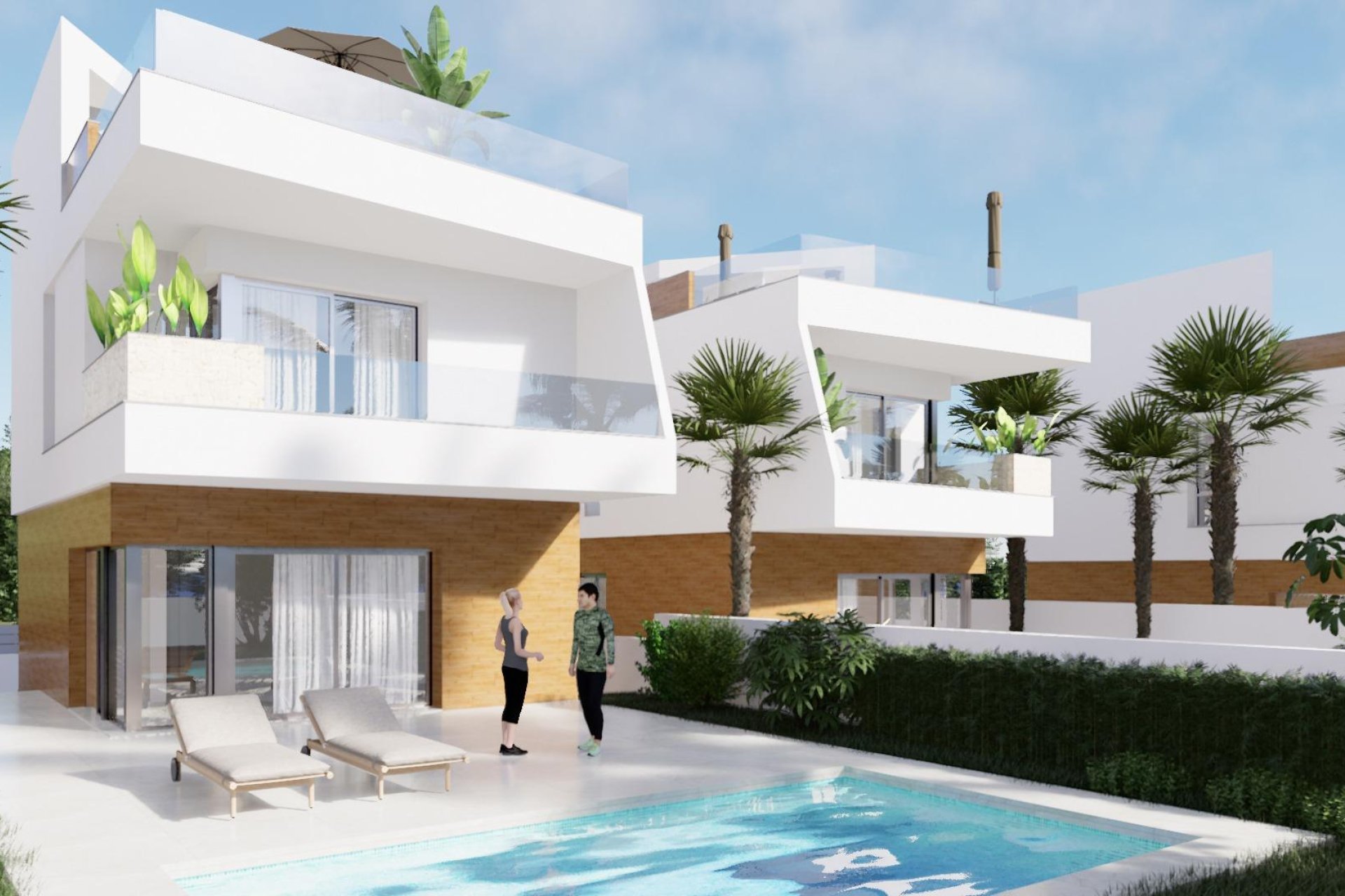 Villas de obra nueva en Pilar de la Horadada