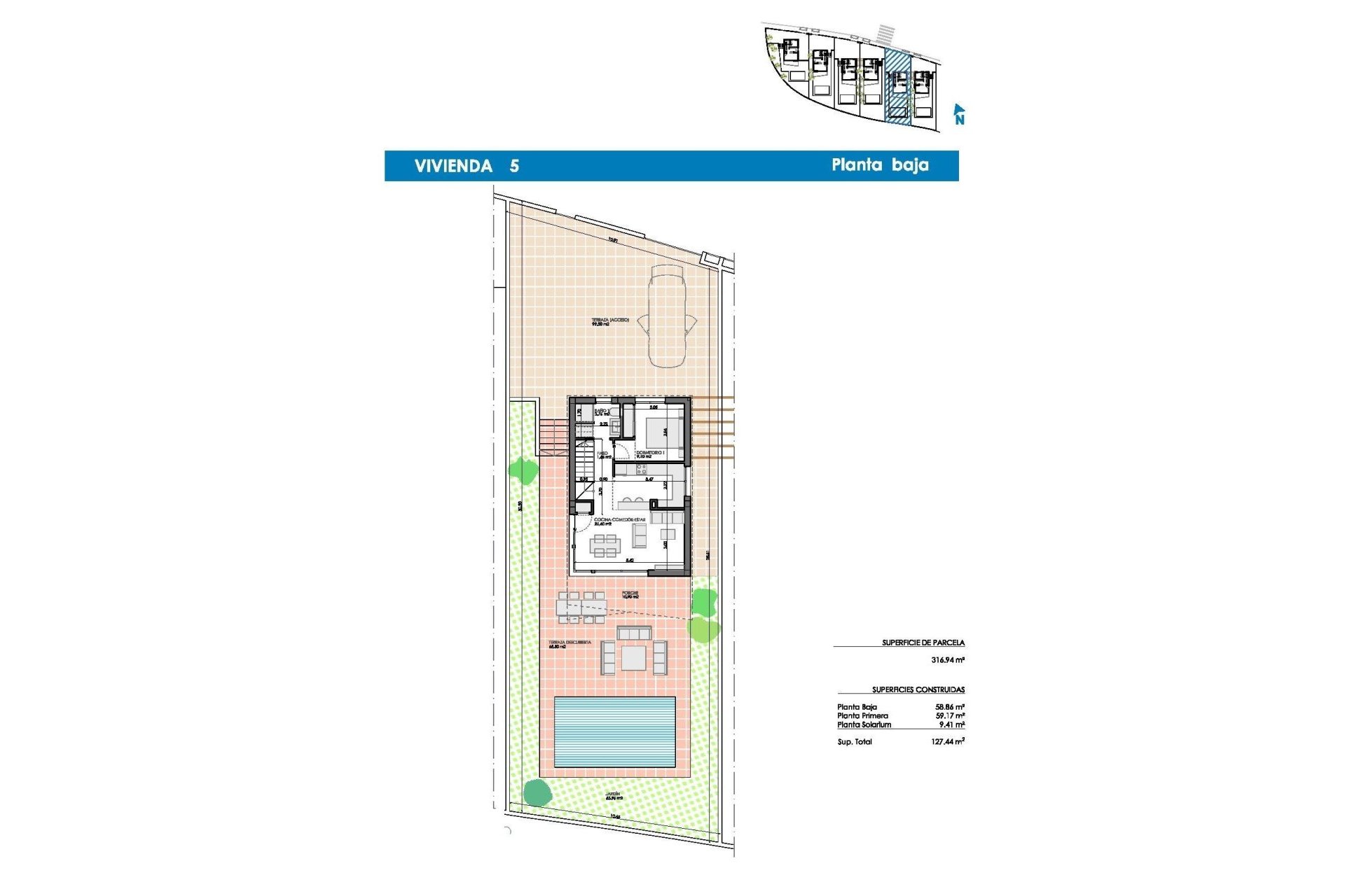 Villas de obra nueva en Pilar de la Horadada