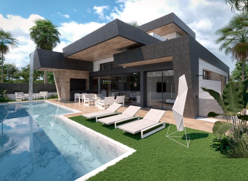 Villas de obra nueva en resort privado en Torre-Pacheco