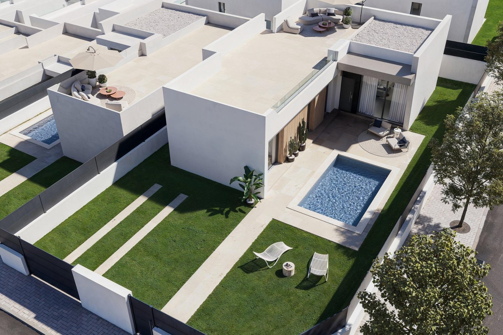 Villas de obra nueva en San Miguel de Salinas