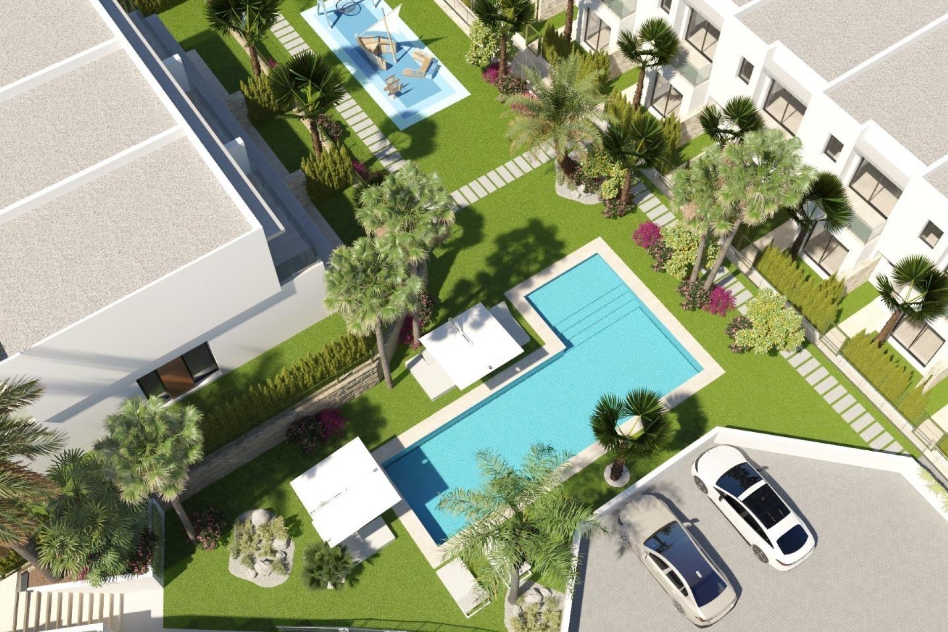 Villas pareadas de obra nueva en Finestrat