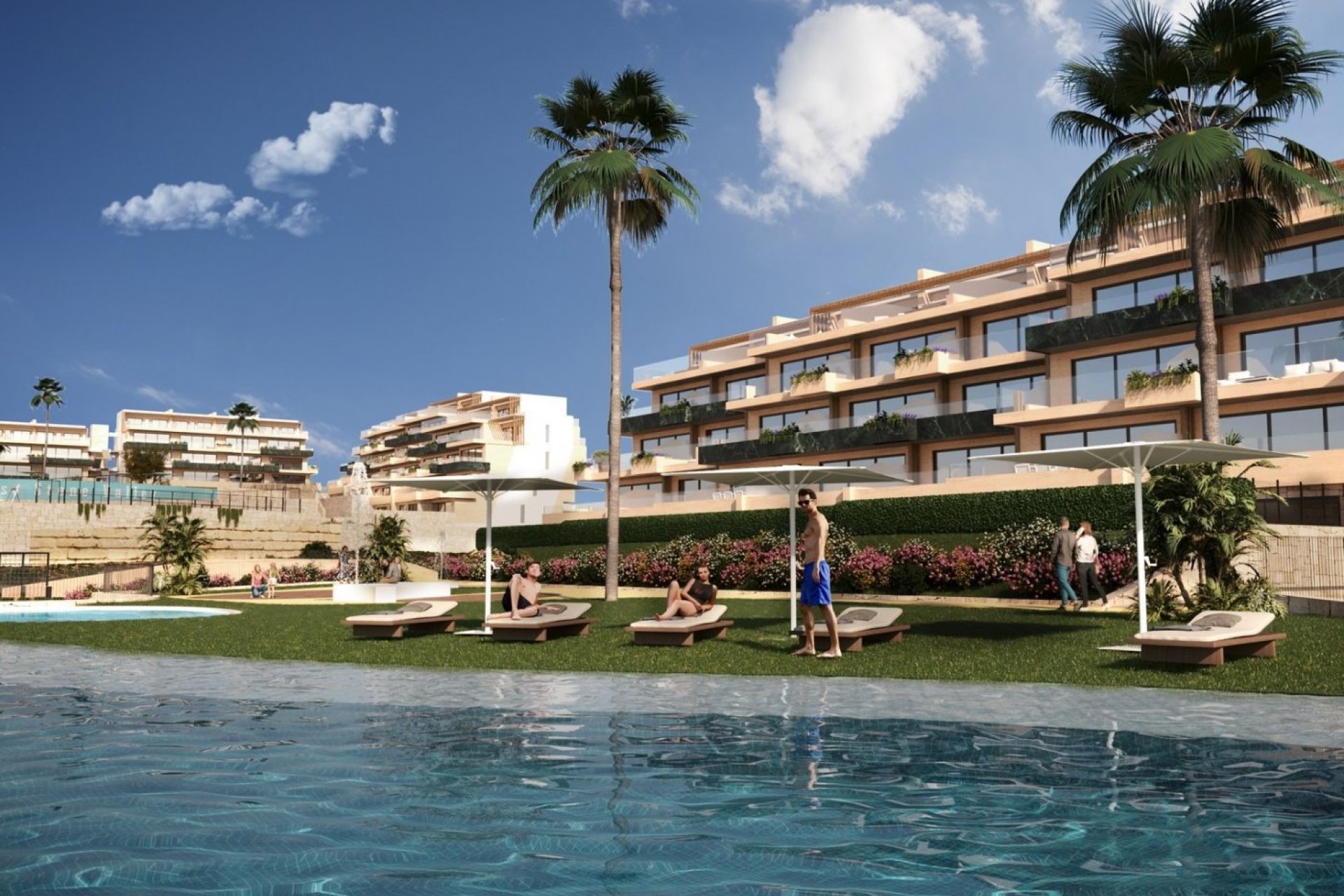 Viviendas de obra nueva en Finestrat con vistas al mar