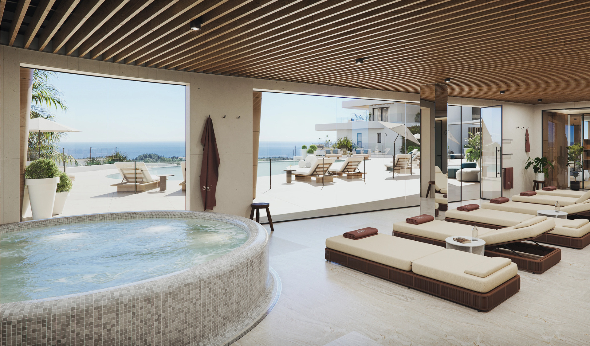 Apartamentos en Las Lagunas de Mijas con vistas al mar