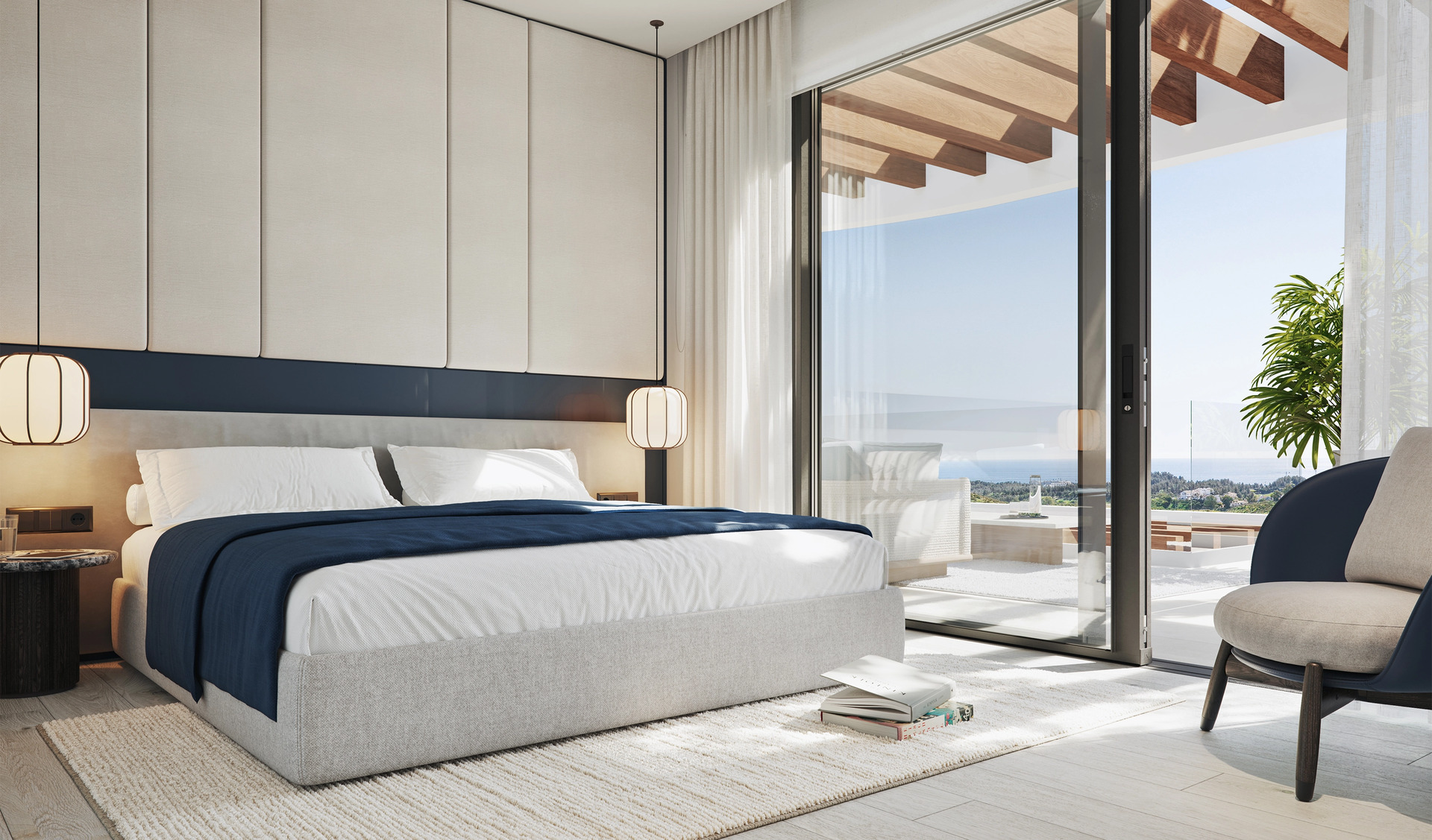 Apartamentos en Las Lagunas de Mijas con vistas al mar