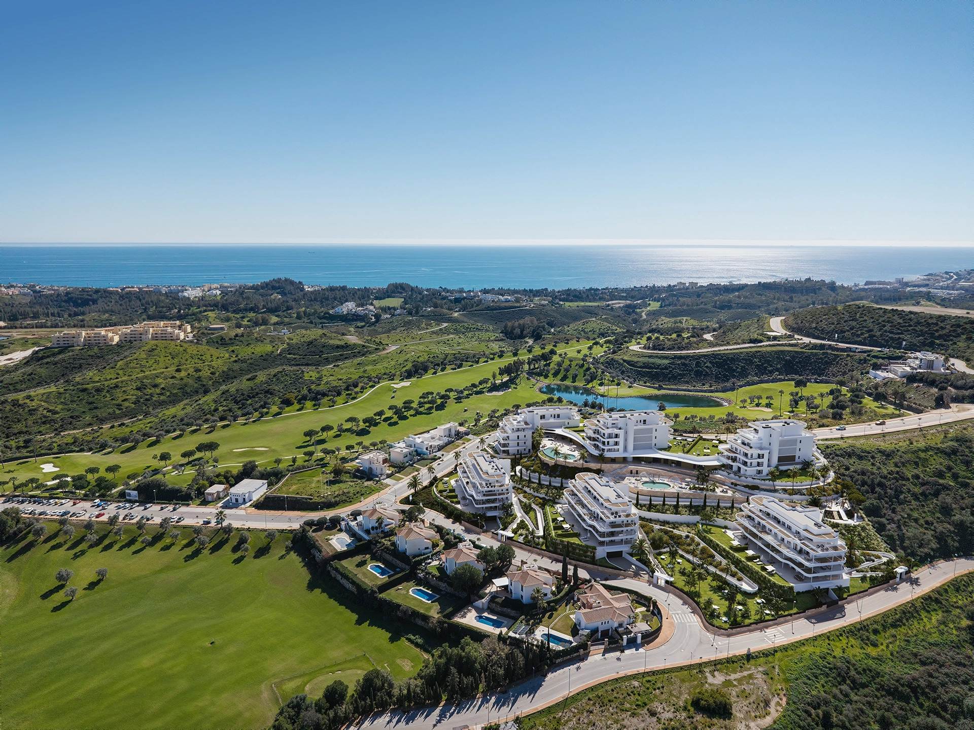 Apartamentos en Las Lagunas de Mijas con vistas al mar