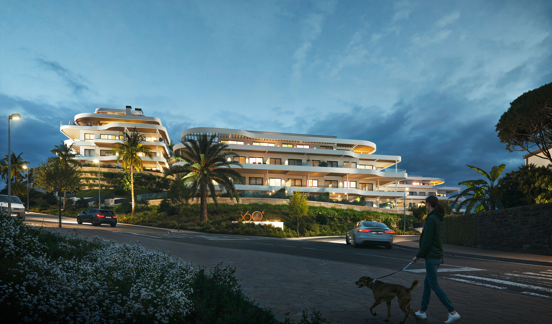 Apartamentos en Las Lagunas de Mijas con vistas al mar
