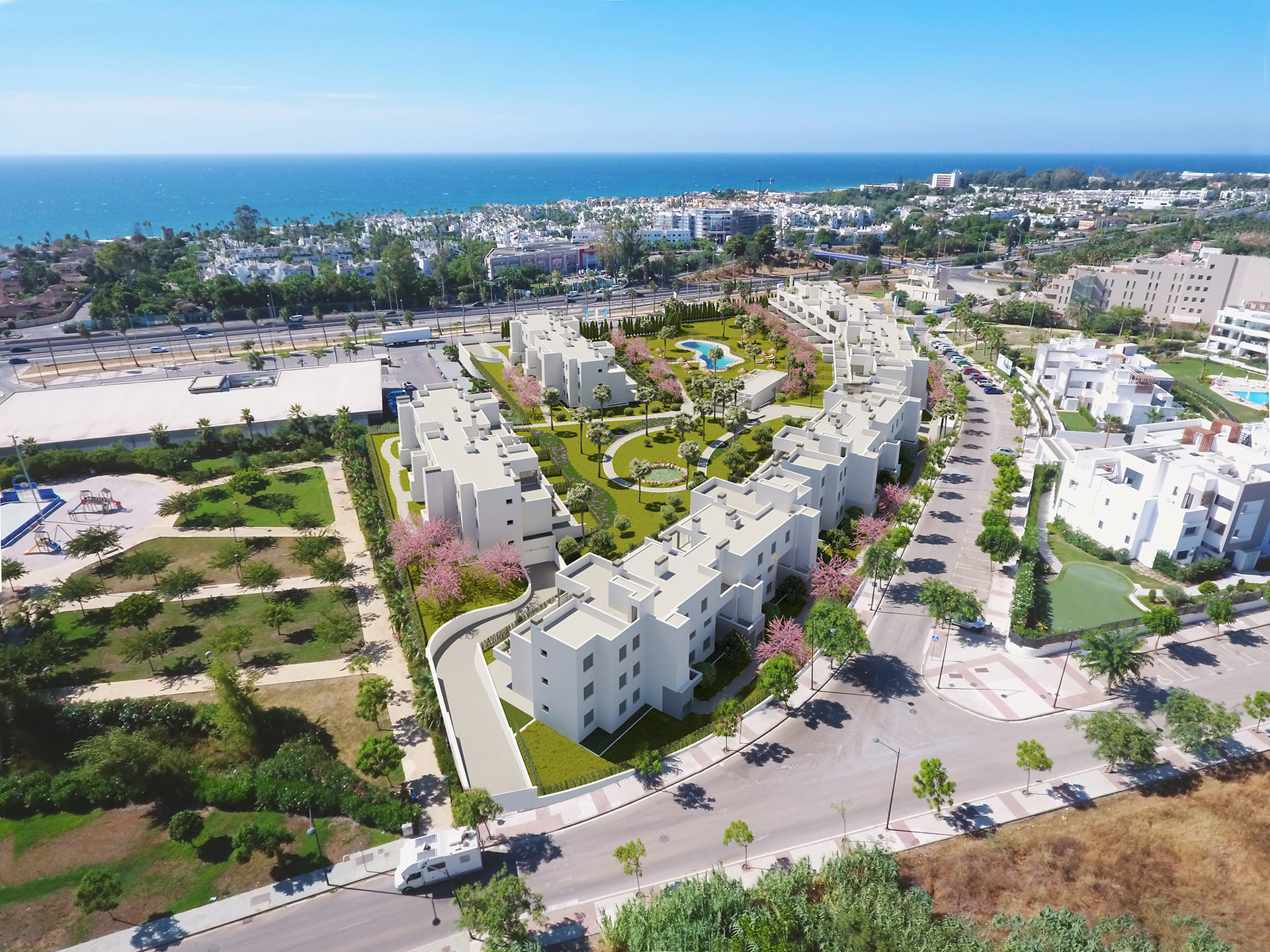Apartments in Estepona | New-build on the Costa del Sol near the sea