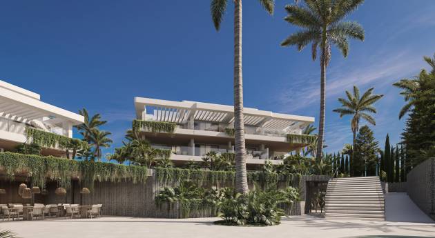 Exclusive residential complex in Estepona with sea views