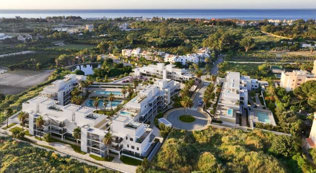 Exclusieve woningen in Estepona met uitzicht op zee