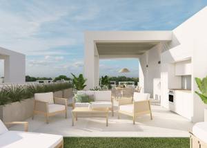 Bungalows met tuin of solarium in Ciudad Quesada