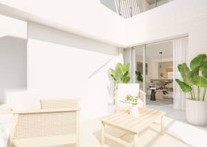 Bungalows met tuin of solarium in Ciudad Quesada