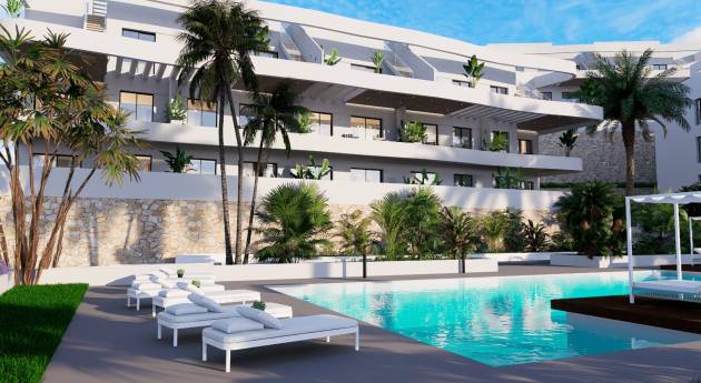 Residencial en Finestrat con vistas al mar