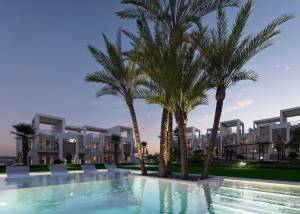 Bungalows met tuin of solarium in Ciudad Quesada