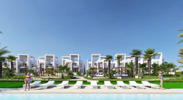 Bungalows met tuin of solarium in Ciudad Quesada