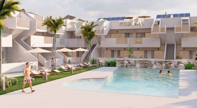 Bungalows en Torre-Pacheco con jardín y solárium
