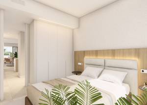 Bungalows met tuin of solarium in Ciudad Quesada