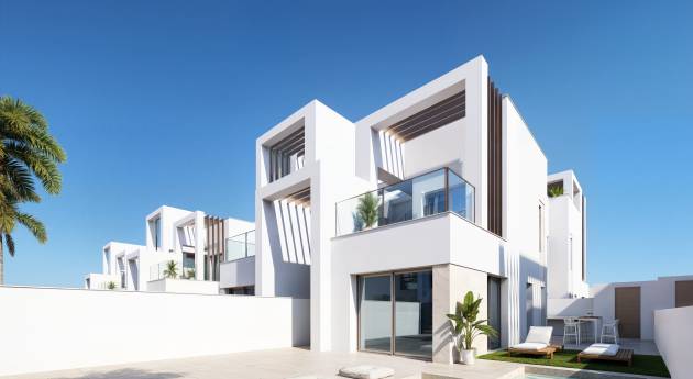 Twee-onder-een-kapwoningen in Los Alcázares: comfort en moderniteit