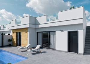 Luxe nieuwbouw villa met privézwembad nabij golf en zee in Torre-Pacheco
