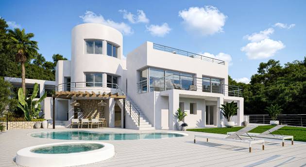 Luxe villa in Altea met uitzicht op zee