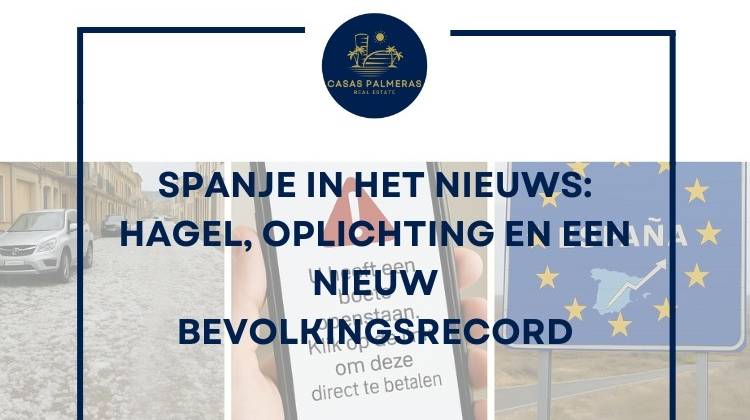 Nieuws uit Spanje: Hagel, sms-fraude en bevolkingsgroei
