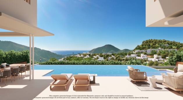 Luxury villas in Ojén with sea views