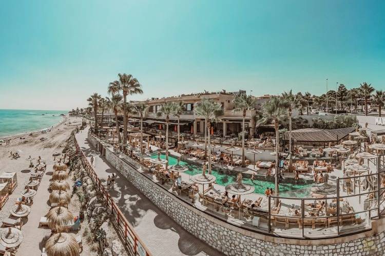 Restaurantes bares Costa del Sol Max Beach