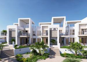 Bungalows met tuin of solarium in Ciudad Quesada